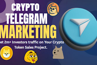 pump fun token telegram marketing forex growth crypto promotion and memecoin ads