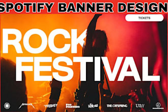 design spotify banner album cover banner for spotify promotion soundcloud banner