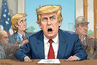 create political and editorial cartoons