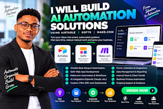 set up airtable database airtable automation integration softr web app expert