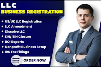 dissolve us llc, amend llc, llc registration, close ein,  file boi report tax