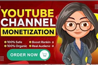 do organic youtube channel promotion for complete channel monetization