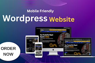 design a responsive wordpress website or blog with elementor