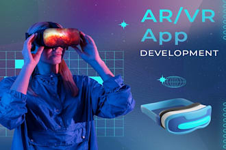 develop ar augmented reality app using unity vuforia arkit or arcore