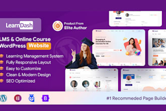 develop a personalized wordpress membership or lms website with learndash