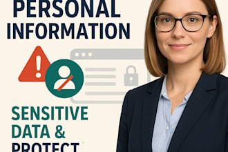 remove personal information negative and  sensitive data from online websites