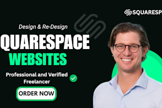 professionally design and redesign a responsive and SEO optimized squarespace