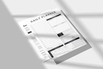 do digital planner and journal design