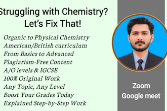 teach you chemistry like never before all levels and branches