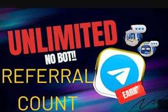 9m telegram conversion user, telegram referral link promotion telegram mini app