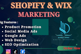 audit wix website, shopify store to identify all backend issues and seo