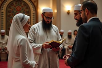 be your certified nikah imam for the online nikah, marriage