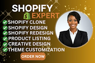 clone design redesign shopify store perfectly