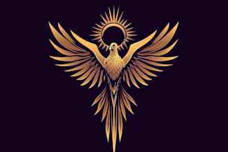 design medieval fantasy game, rpg, mmo game logo