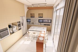 do interior design and animation in 3ds max