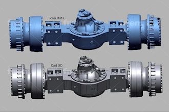 reverse engineering from scan data obj stl and develop your industrial product
