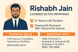 provide expert US individual tax return preparation and review