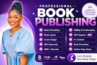 publish book on amazon KDP book publishing book formatting and kindle publishing
