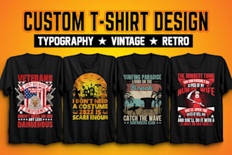 design custom vintage streetwear t shirt graphics for etsy clothing brands