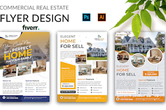 do flyer and brochure designs for commercial real estate