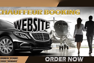 chauffeur website, limousine website and taxi booking website