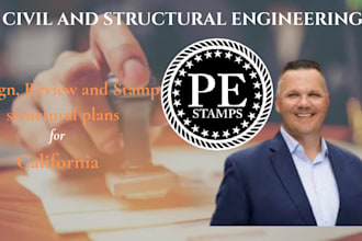 california structural review stamp plan california permit panel layout