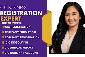 help with cic registration and company formation