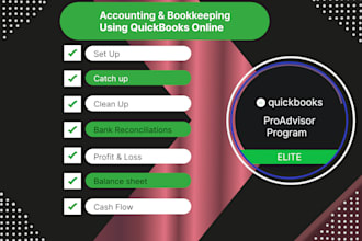 do quickbooks setup and expert bookkeeping