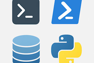 write and debug bash, powershell, python scripts for system automation and cli
