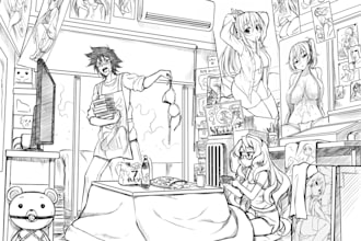 color your webcomic manga, comic and illustration