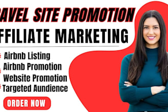 travel site promotion airbnb promotion affiliate marketing airbnb listing