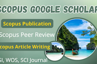 write and publish articles scopus ssci and google scholar indexed journals