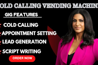 do cold call vending machine real estate generate leads
