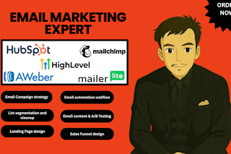 do mailchimp mailerlite hubspot gohighlevel aweber email campaign email template