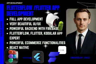 do flutterflow app react native app flutter flow mobile app development firebase