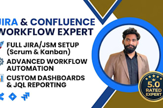 provide expert jira administration, confluence setup, and workflow automation