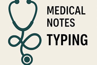 type handwritten notes, transcribe audios, or format assignments