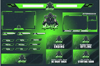 make streamyard, streamlabs, obs overlay, twitch overlay for youtube and twitch