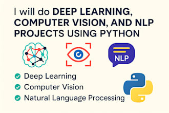 build computer vision and nlp tasks with python and machine learning