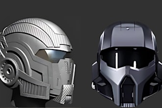 sculpt realistic 3d helmet, 3d mask halloween mask,kitsune mask for 3d printing