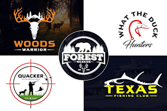 design outstanding hunting logo in 24hrs