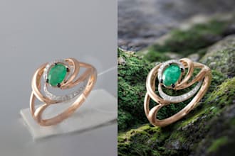 do professional retouching for your jewelry