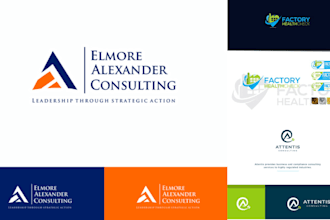 design a corporate style logo for consulting and finance