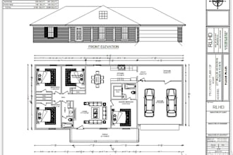 design architectural floor plan, house plan, site plan, blueprint in autocad dwg