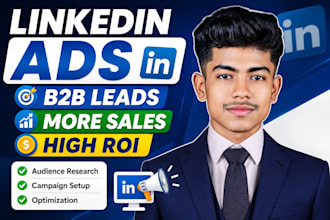 create high converting linkedin ads campaign for b2b leads