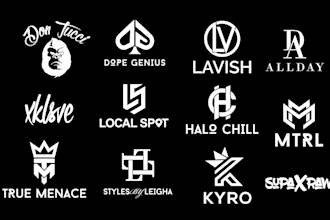 do modern luxury fashion clothing brand business logo design for your brand