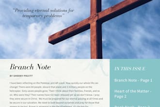 assist your church or ministry in graphic design