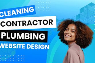 design wix, plumbing, cleaning, roofing, hvac, construction, contractor website