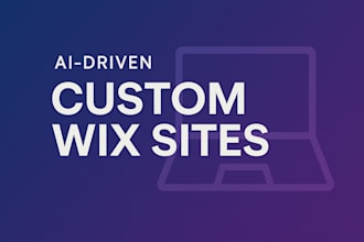 build  your custom wix website  in 48h no coding needed