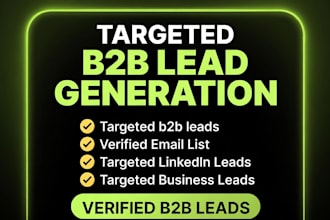 provide targeted USA b2b lead for any industry